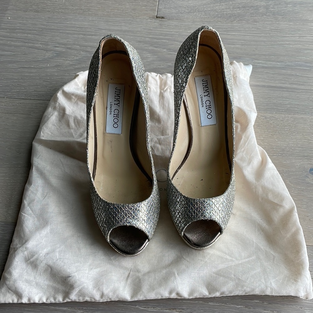 Jimmy Choo Dahlia Platform Pumps 37 1/2